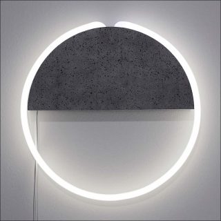Fluorescents Circle, lampe murale, Os and Oos