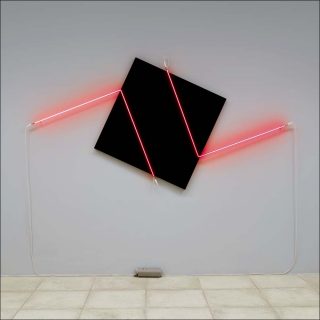 Contresens n°2, installation, François Morellet