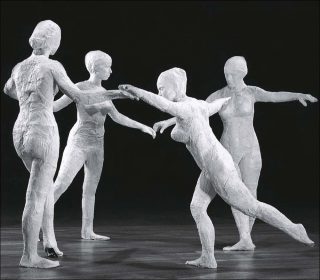 The Dancers, sculpture, George Segal