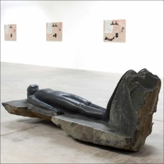 Gisant, sculpture, Daniel Dewar & Grégory Gicquel