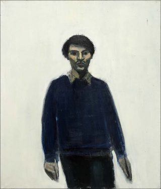 Autoportrait, peinture, Damien Cabanes