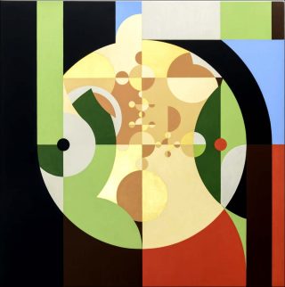 First lady with a black dot, peinture, Gabriel Orozco