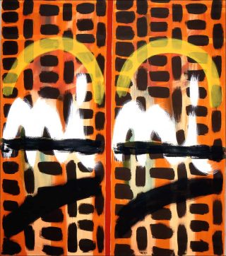 Sans titre, peinture, Bernard Piffaretti