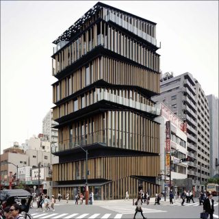 Asakusa Culture Tourist Information Center, architecture, Kengo Kuma