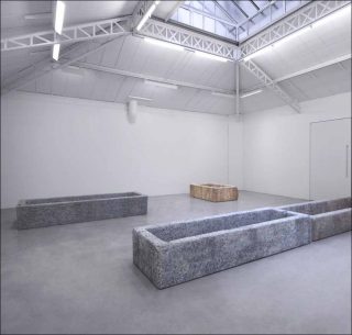 Bassin, sculpture, Valentin Carron