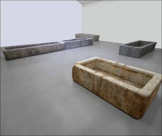 Bassin, sculpture, Valentin Carron