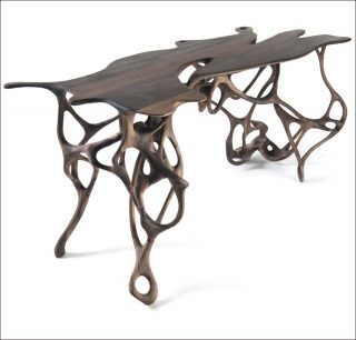 Walnut Growth, table, Mathias Bengtsson