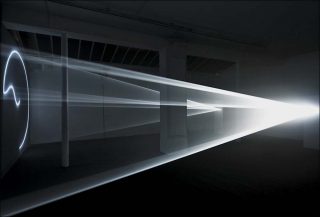 Leaving (With Two-Minute Silence), installation, Anthony McCall
