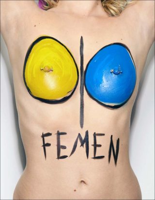 Klara Martens, Femen, photo, Bettina Rheims