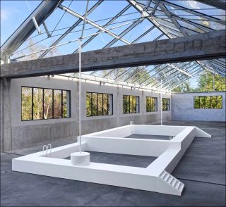 Une retenue d’eau, installation, Thomas Raynaud