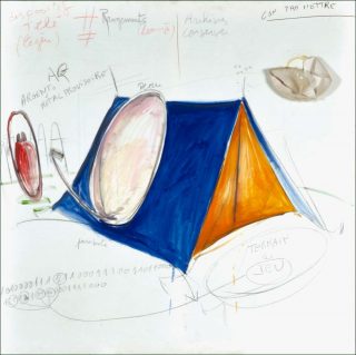 Eau d’or, Eau dort, Odor, Dessin, Fabrice Hyber