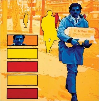 Qui parle à qui, de quoi, peinture, Gérard Fromanger