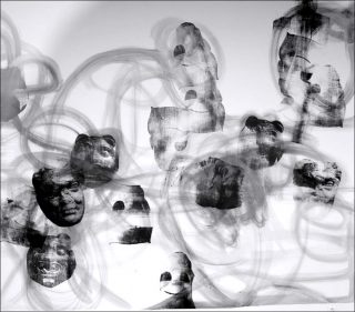 Space slot, installation, Edouard Prulhière