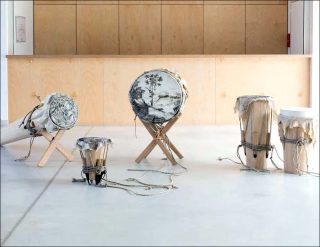 Palenqueros, installation, Marcos Avila Forero