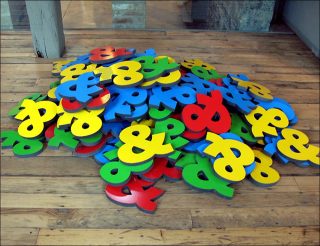 Baxter& Pile of Ands : Pile of &’s, installation, Iain Baxter&