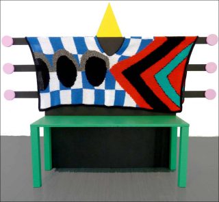 Modernist Poncho, sculpture, Karina Bisch