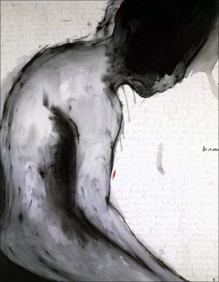 En visite chez Seurat, peinture, Max Neumann