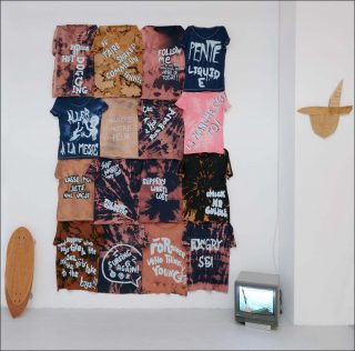 Surfer un arbre, installation, Nicolas Floc'h