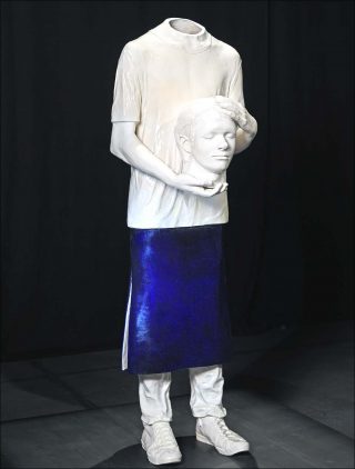 Portrait de jeune homme en Saint-Denis, sculpture, Pascal Convert