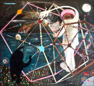 In letzer zeit hörte mal viel darüber, peinture, Philip Grözinger