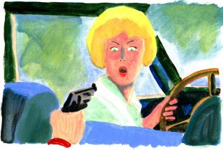 Eté indien, peinture, Simon Roussin