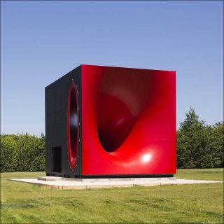 Sectional Body Preparing for Monadic Singularity, installation, Anish Kapoor