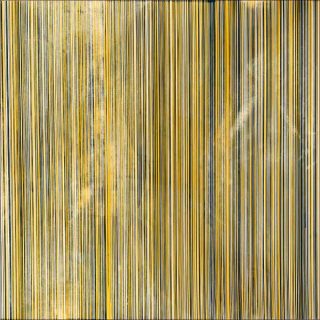 Bernard Bousquet, Double jeu, 2017. Technique mixte, sérigraphie, peinture et photo. 80 x 80 cm