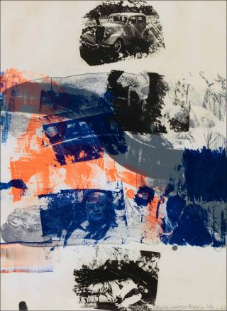 Sans titre, sérigraphie, Robert Rauschenberg