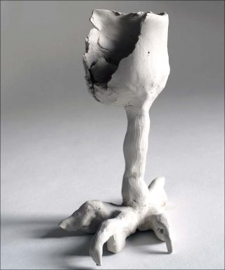 Céleste et funeste, sculpture, Célia Bertrand