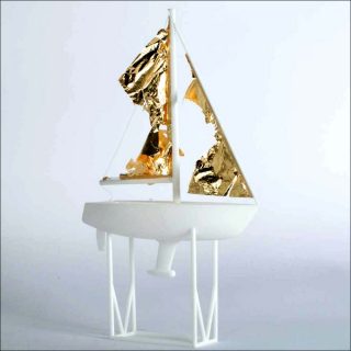 Collé au vent, sculpture, Come Di Meglio