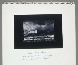 Chère petite sœur, collage, Marcel Broodthaers