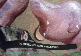 The images are now sweating, tapisserie, Laure Prouvost