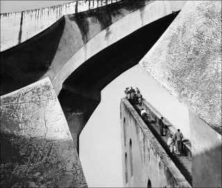 Observatoire, Delhi, Inde, photo, Lucien Hervé