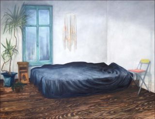 Layla, peinture, Nathanaelle Herbelin