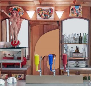 La Palette, installation, Richard Jackson