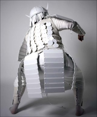 Samouraï, sculpture, Aurélie Gatet et Joao Alcatro