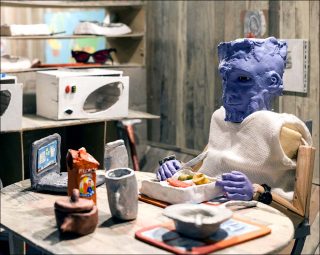 En attendant Mars, installation, Bertrand Dezoteux