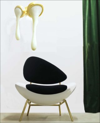 Binôme Design (Ingrid Michel & Frédéric Pain), fauteuil Bean, 2017