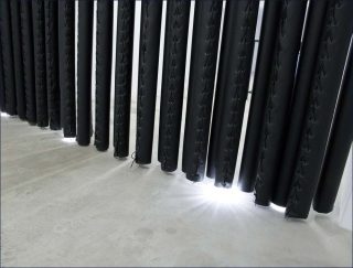 Rideau, installation, Christophe Berdaguer & Marie Péjus