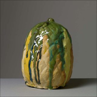 Espèce XIII, grès, John M Armleder & Morgane Tschiember