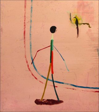 Diese schöne Liebe, die ohne Lüge war, peinture, Monika Michalko