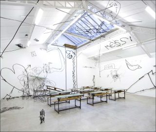 Abetare, installation, Petrit Halilaj