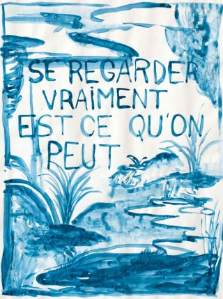 Se regarder vraiment, peinture, Annely Boucher