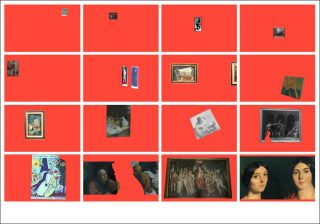 Bord d’œuvres, installation, Agathe Joubert et Pauline Vialatte de Pémille