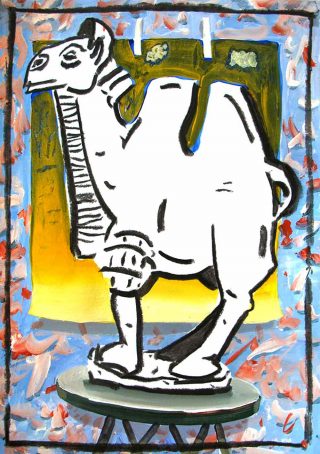 Camel, peinture, Nicolas Nicolini