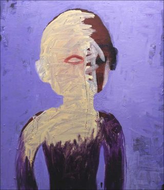 Sans titre, peinture, Gaston Damag