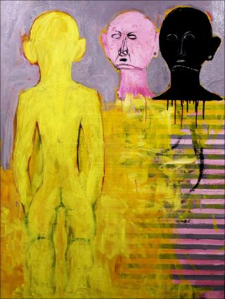 Sans titre, peinture, Gaston Damag