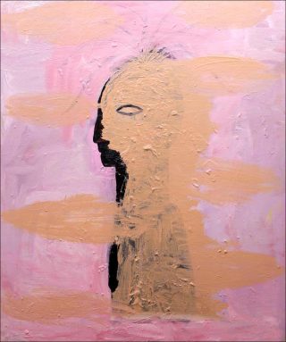 Sans titre, peinture, Gaston Damag