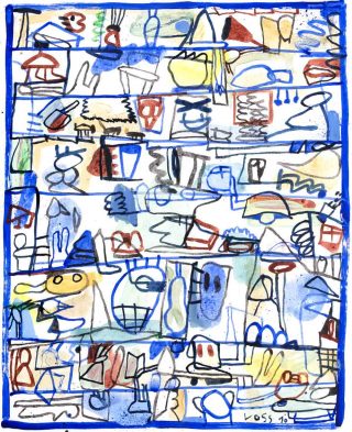 Sur la bonne voie, peinture, Jan Voss