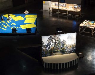 Les enfants d’abord, vue d’exposition, Marc Domage